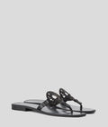 Ring logo sandals