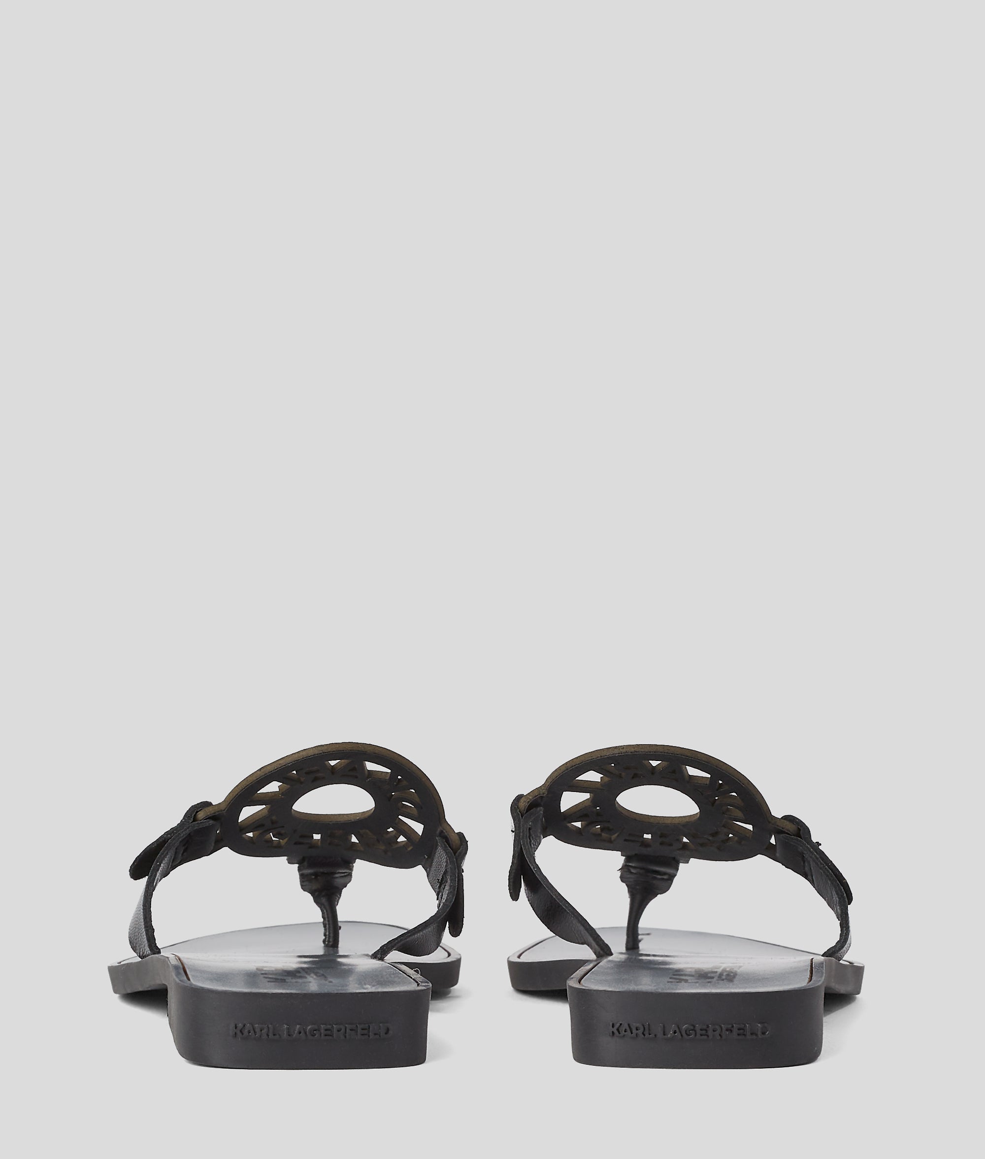 Ring logo sandals