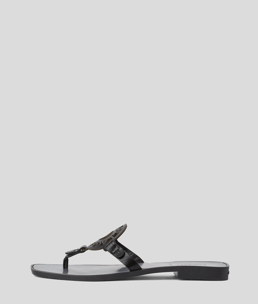 Ring logo sandals