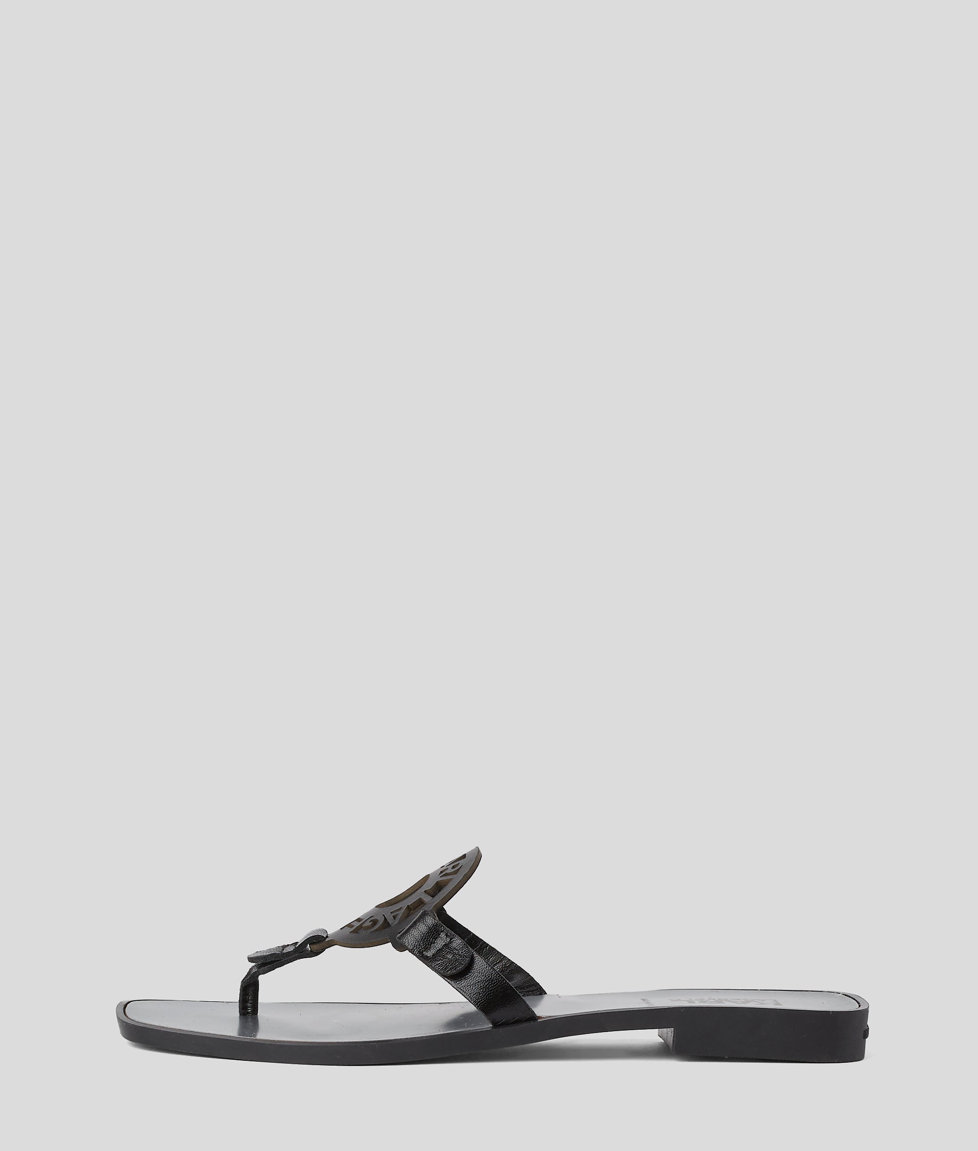Ring logo sandals