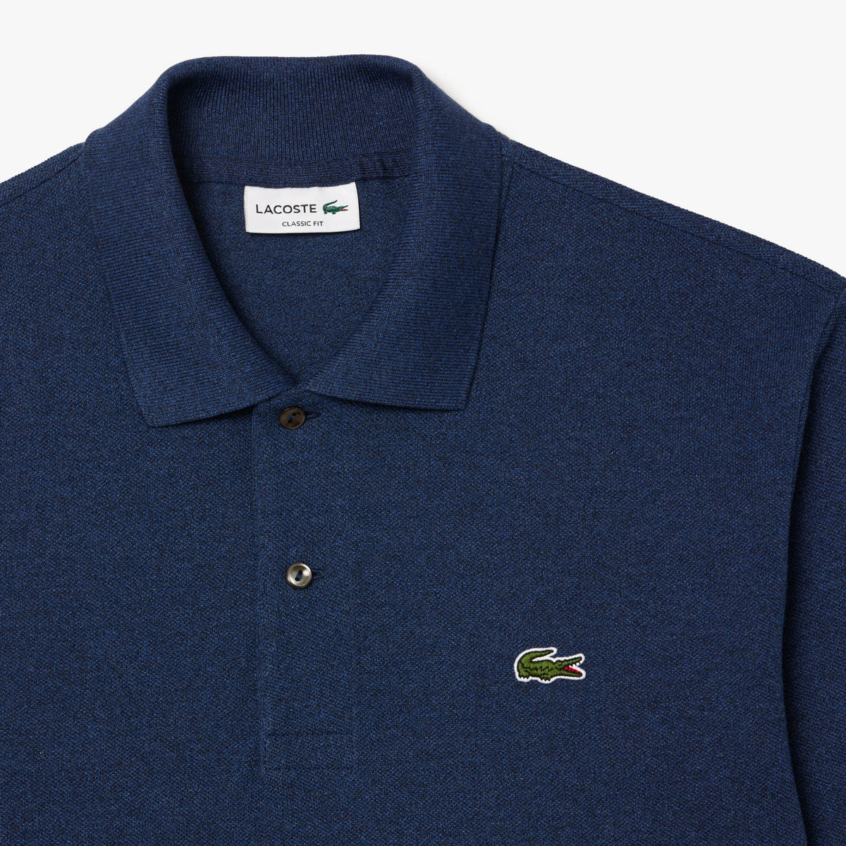 Classic Fit Long Sleeved L.12.12 Polo Shirt