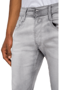 REPLAY SLIM FIT HYPERFLEX BIO ‘WHITE SHADES’ ANBASS JEANS