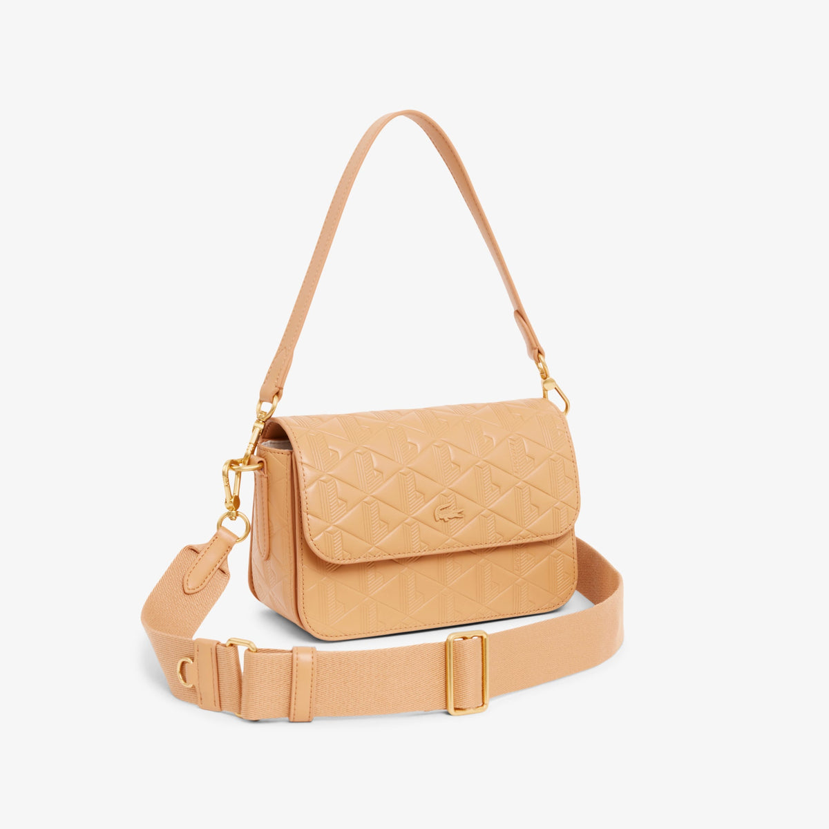 Maheki Embossed Leather Shoulder Bag