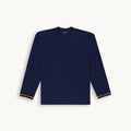 FLAG CUFF MONARCH LONG SLEEVE T-SHIRT BLUE