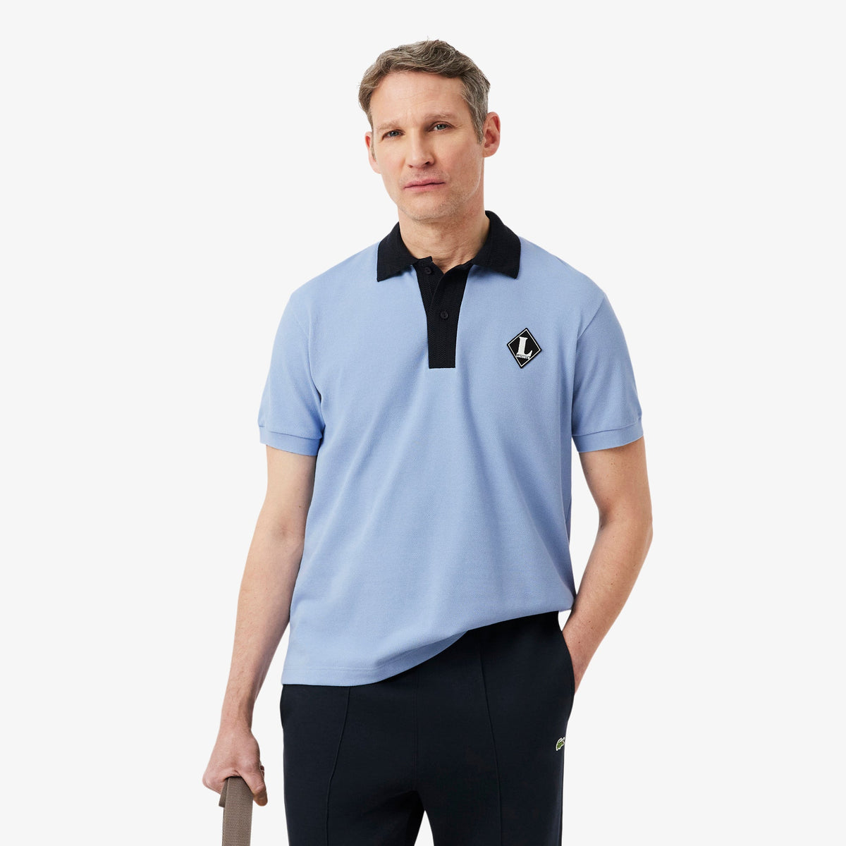 French Made Classic Fit Badge Polo Shirt
