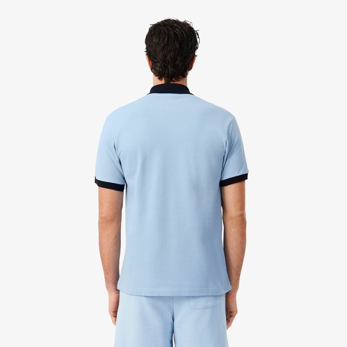 Classic Fit Contrast Rib Polo Shirt