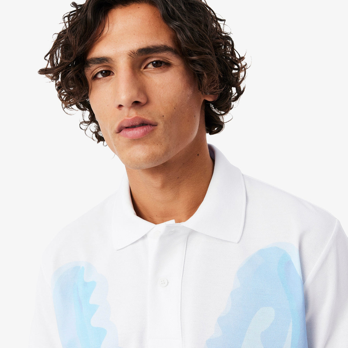 Classic Fit Printed Piqué Polo Shirt