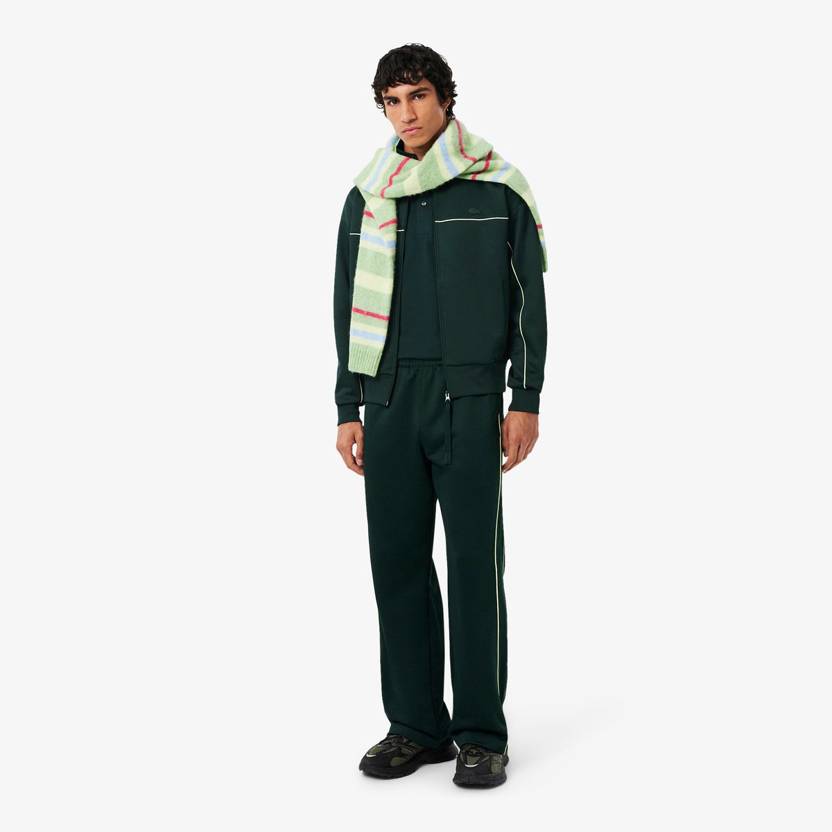 Classic Fit Landscape Crocodile Piqué Polo Shirt