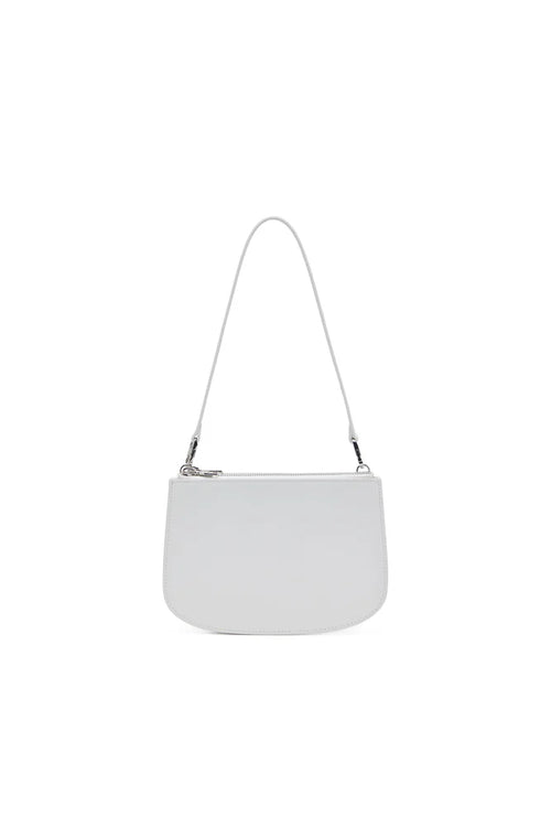 1DR Twin-Double-pouch shoulder bag in printed leather