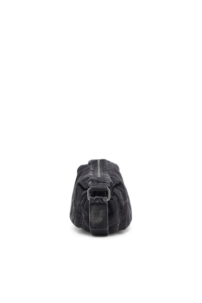 Rave-Small crossbody bag in faded denim