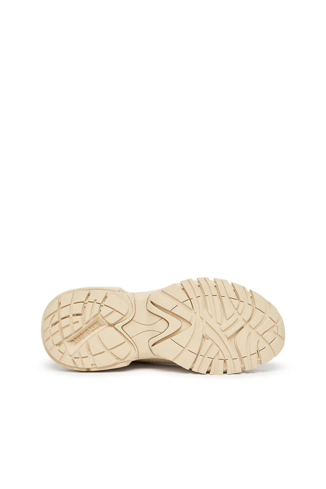 S-Pro-V-Dense-Metallic mesh sneakers with Oval D logo