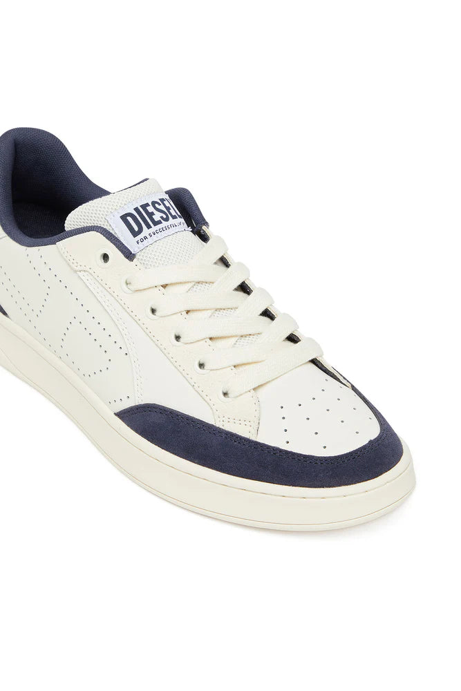 S-Dakota-Leather sneakers with perforated logo