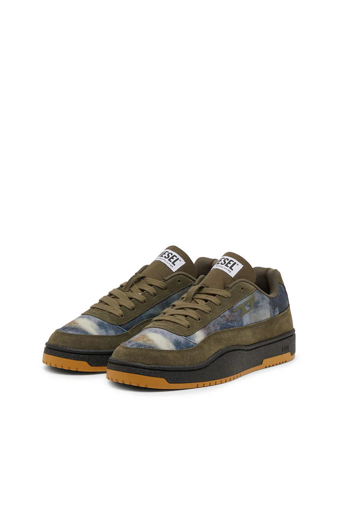 S-Tracker-D leather lace-up shoes