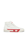 S-D-Verse-Distressed high-top sneakers in canvas