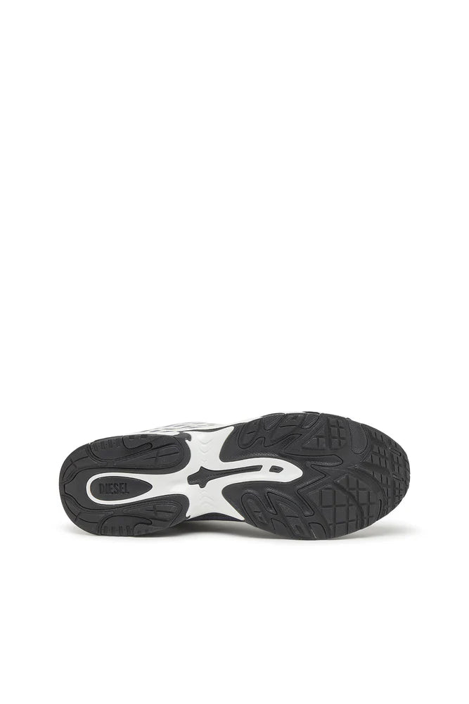 D-Vit-Sneakers in striped dégradé mesh