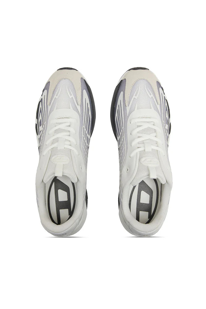 D-Vit-Sneakers in striped dégradé mesh