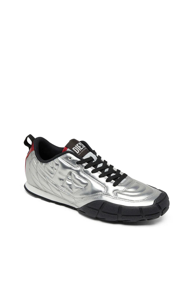 S-Pagodha-Quilted metallic sneakers