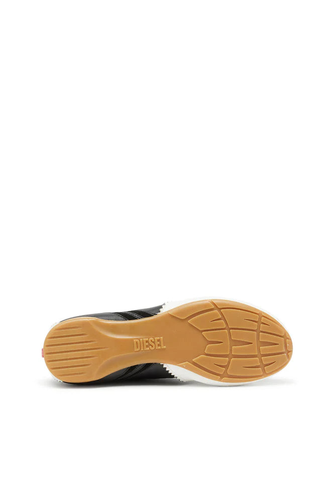 D-Mile-Flat sneakers in leather and suede