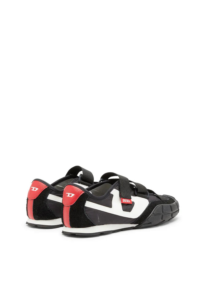 S-Pagodha-Tongue-free strap sneakers in ripstop