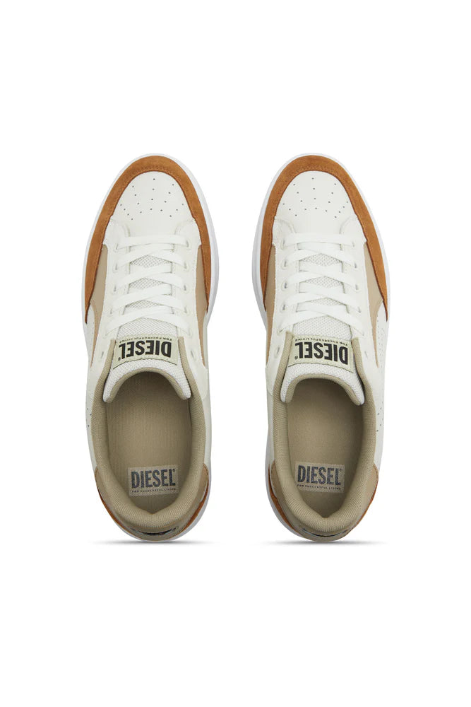 S-Dakota-Leather sneakers with perforated logo