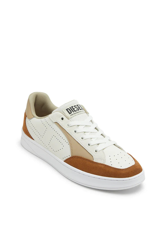 S-Dakota-Leather sneakers with perforated logo