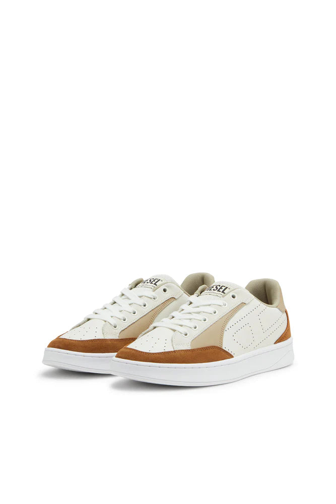 S-Dakota-Leather sneakers with perforated logo