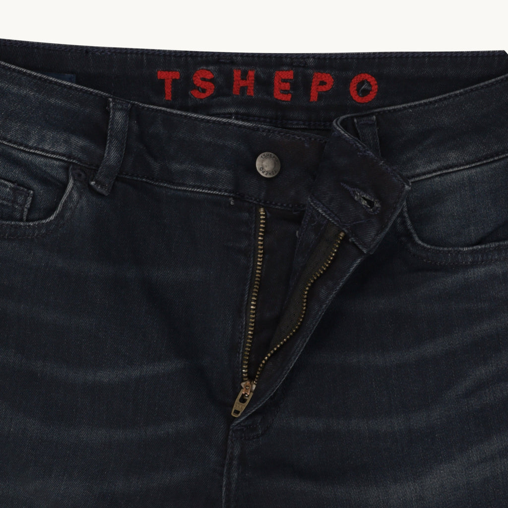 WOMENS A1 BLUE BLACK JEANS
