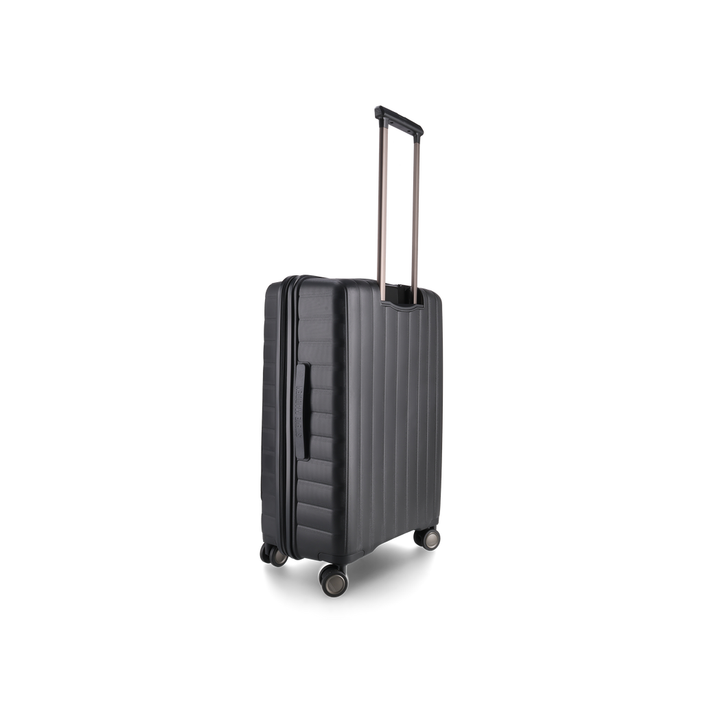 MANHATTAN JET SET BLACK LUGGAGE - MEDIUM 64cm