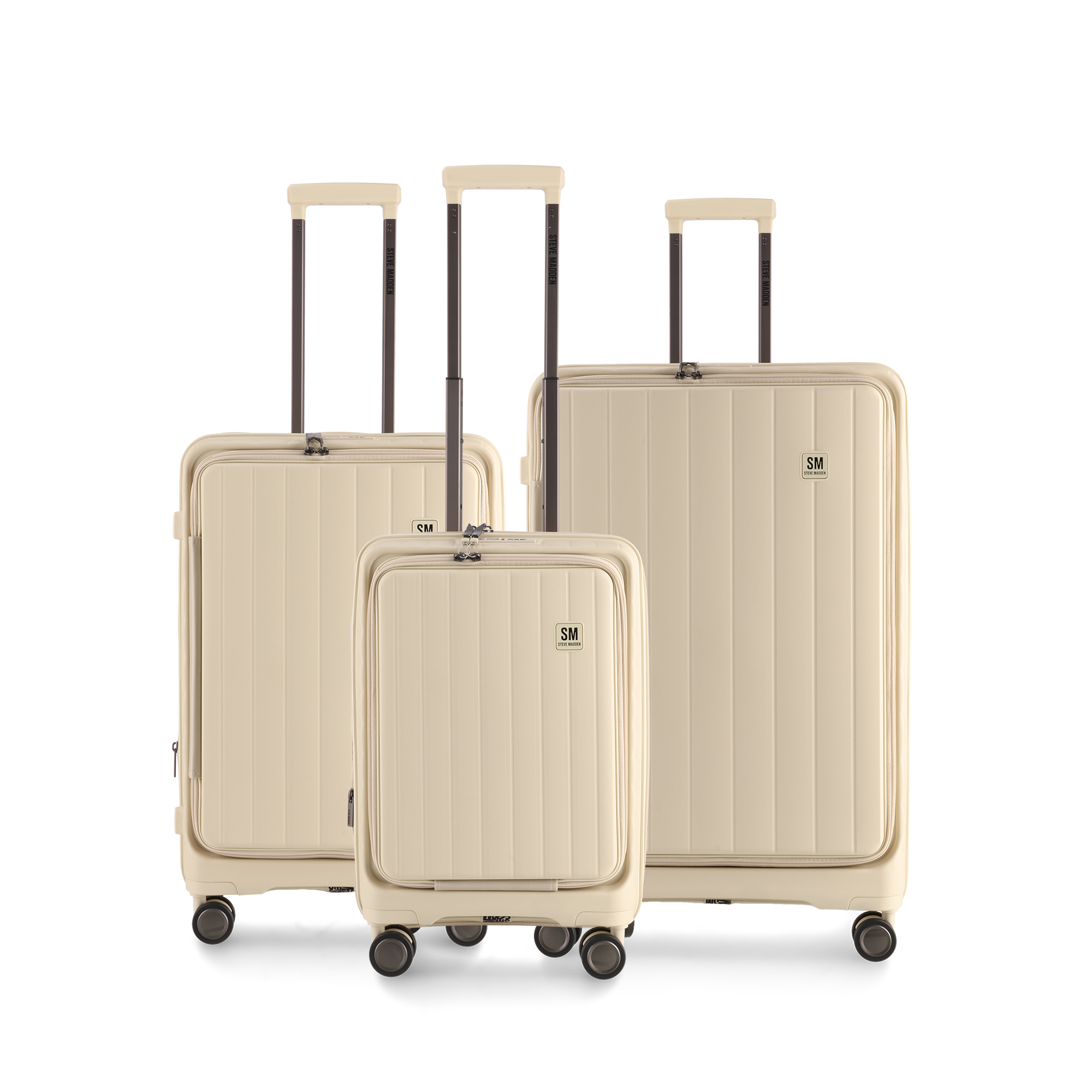 MANHATTAN JET SET CREAM LUGGAGE - MEDIUM 64cm
