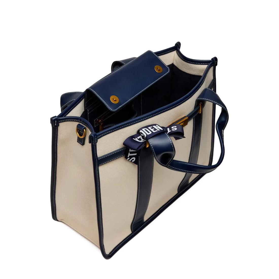 BWEBBER-LRG CANVAS NATURAL/NAVY