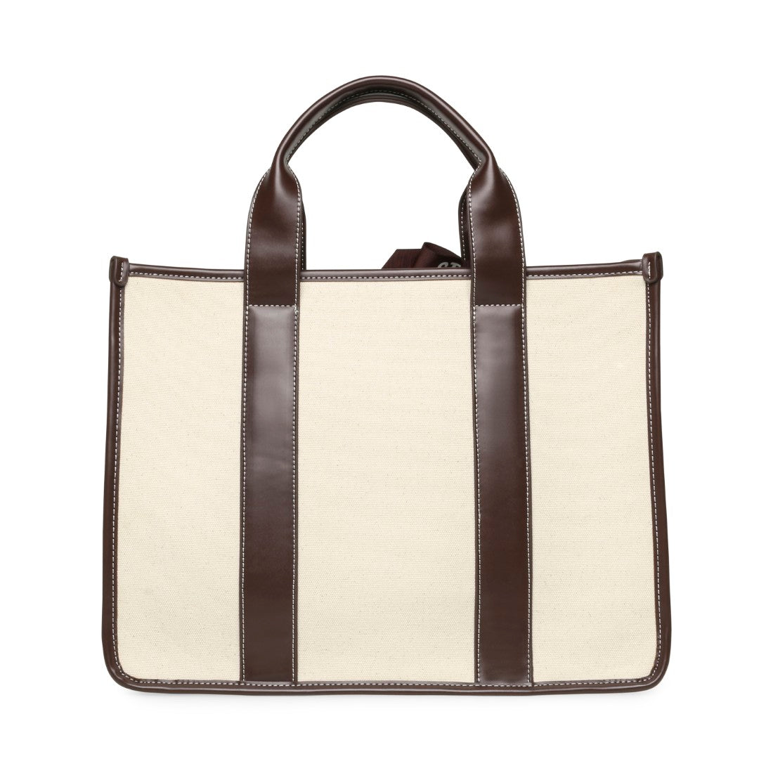 BWEBBER-LRG CANVAS NATURAL/CHOCOLATE