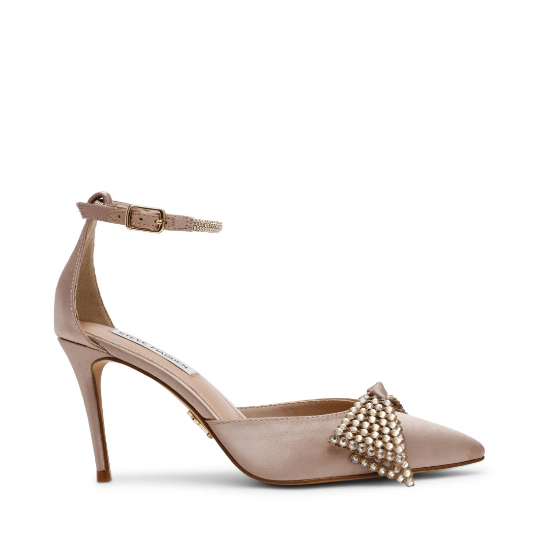 LAST DANCE TAUPE SATIN