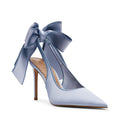 TEACUP BLUE SATIN