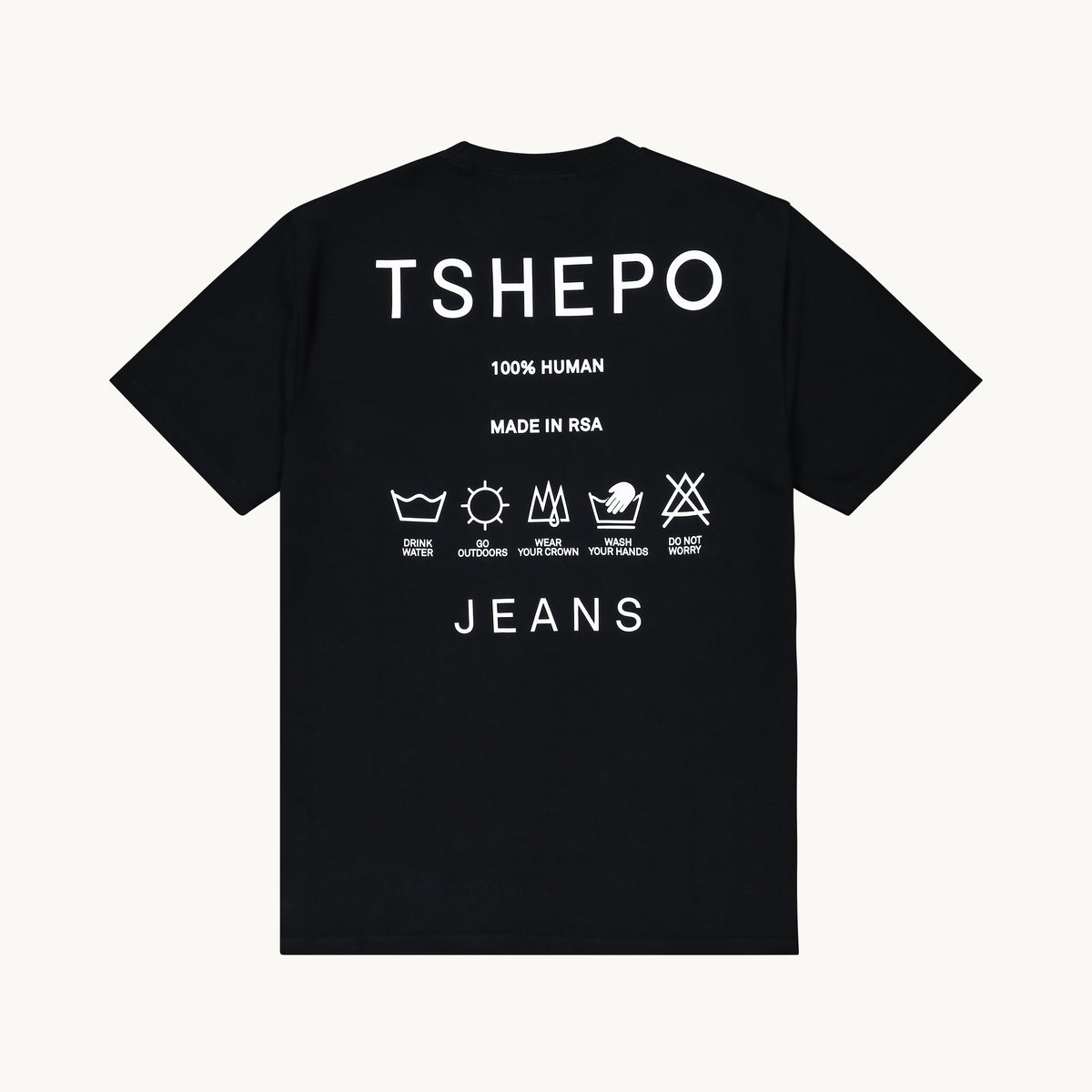 SELF CARE T-SHIRT, BLACK