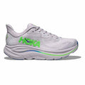 Hoka Clifton 10 Ash Grey Neon Green