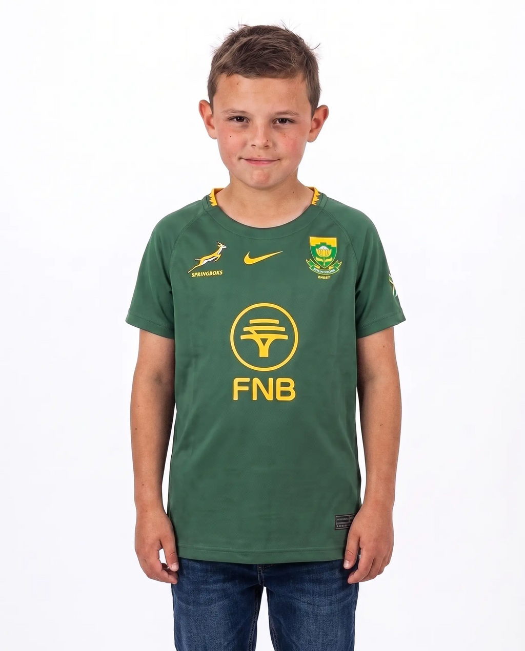 Springboks Nike Youth 26/27 Stadium Home Jersey