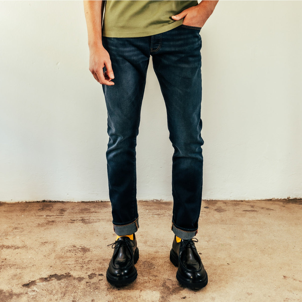 N1 RINSE WASH JEANS