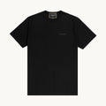 WORDMARK T-SHIRT, BLACK ON BLACK