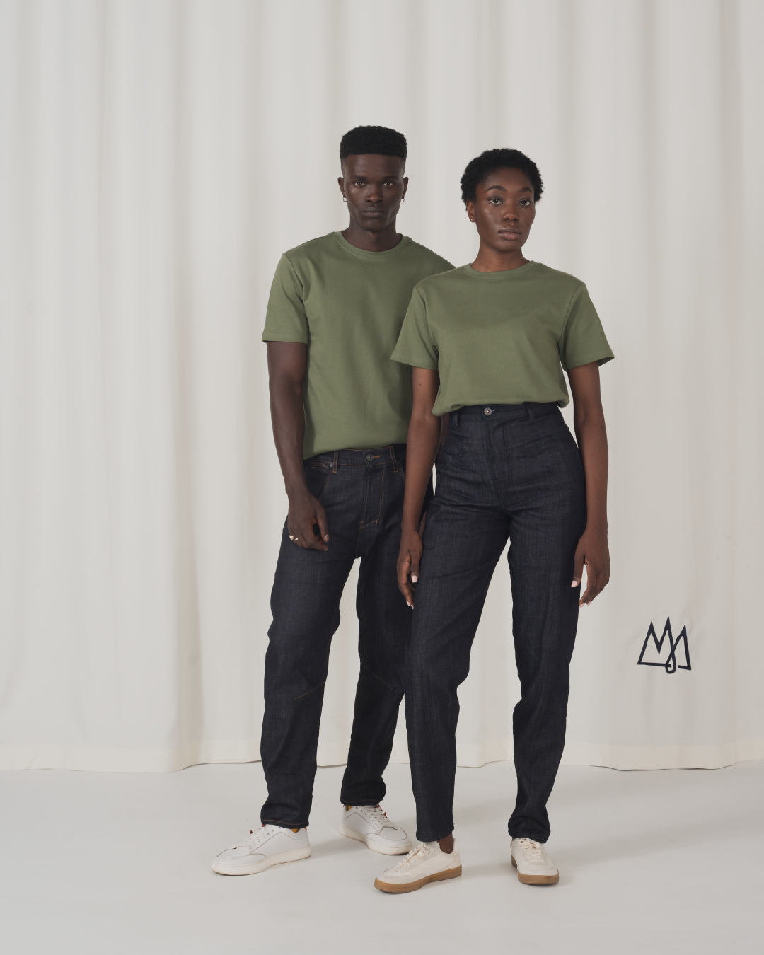 WORDMARK T-SHIRT, OLIVE