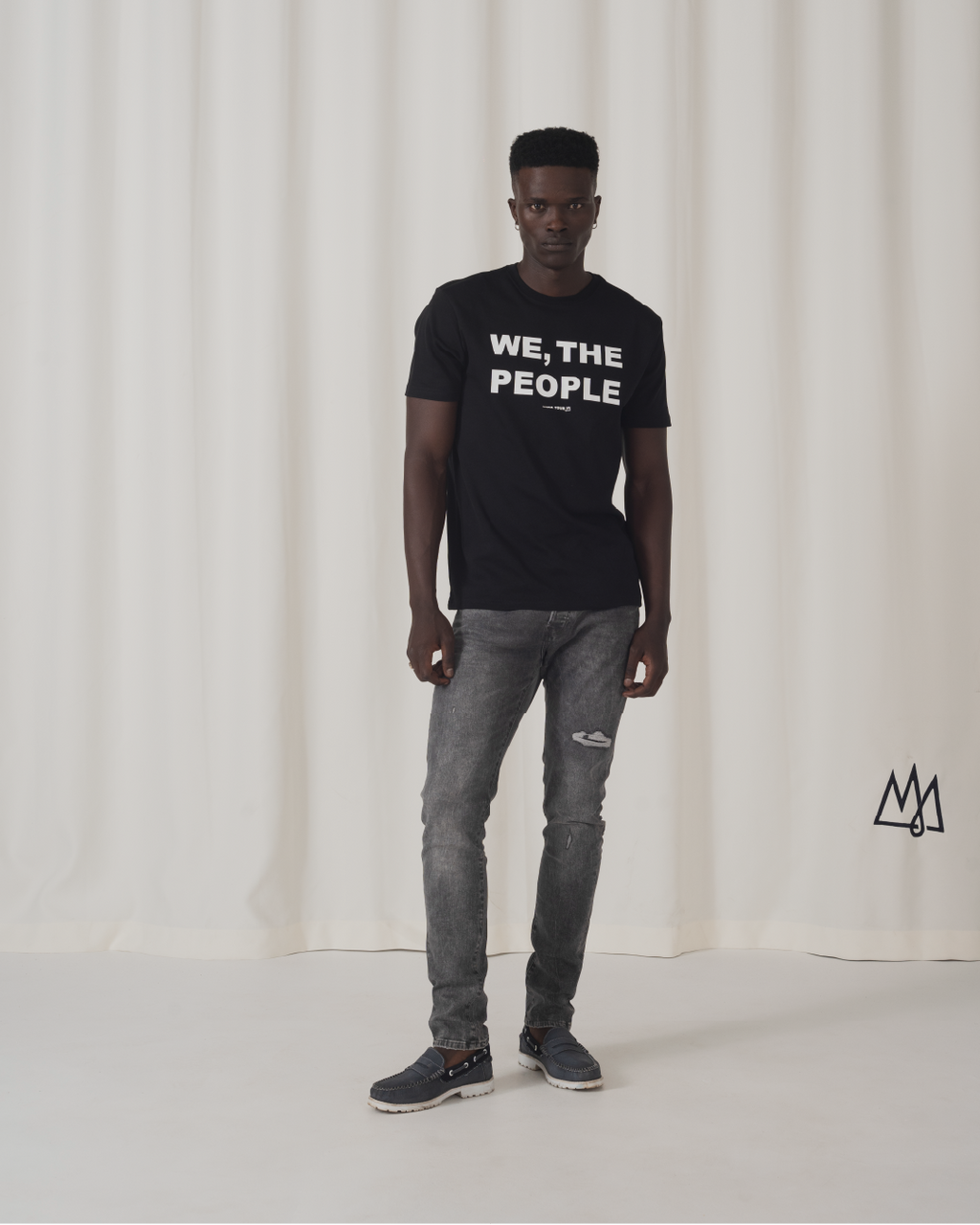 WE THE PEOPLE T-SHIRT, BLACK
