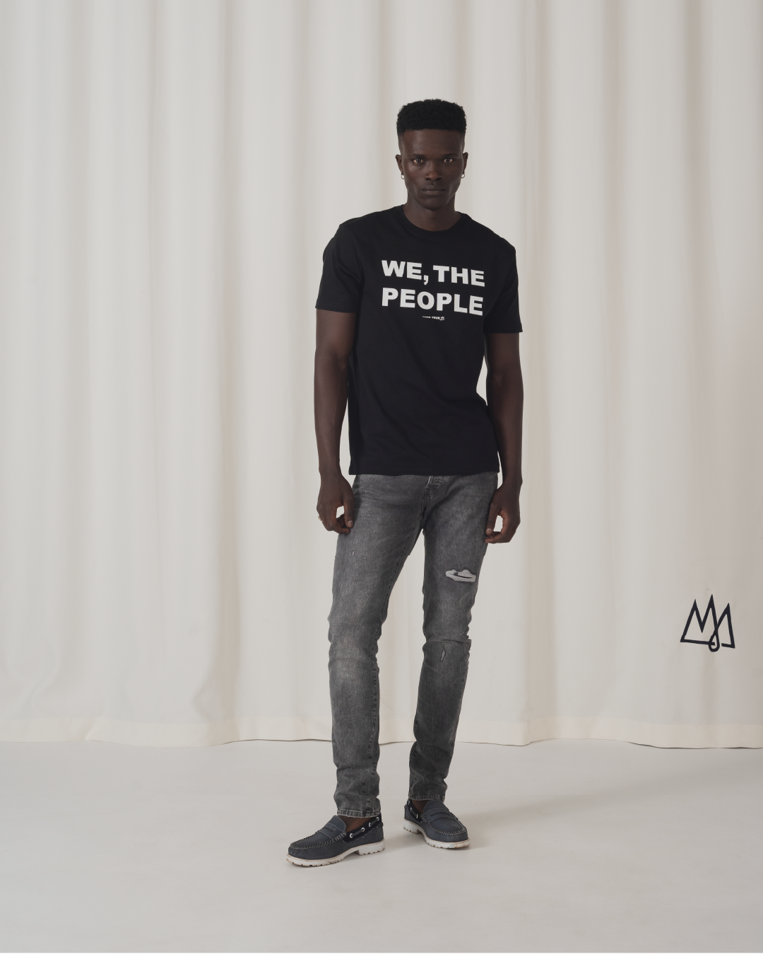WE THE PEOPLE T-SHIRT, BLACK