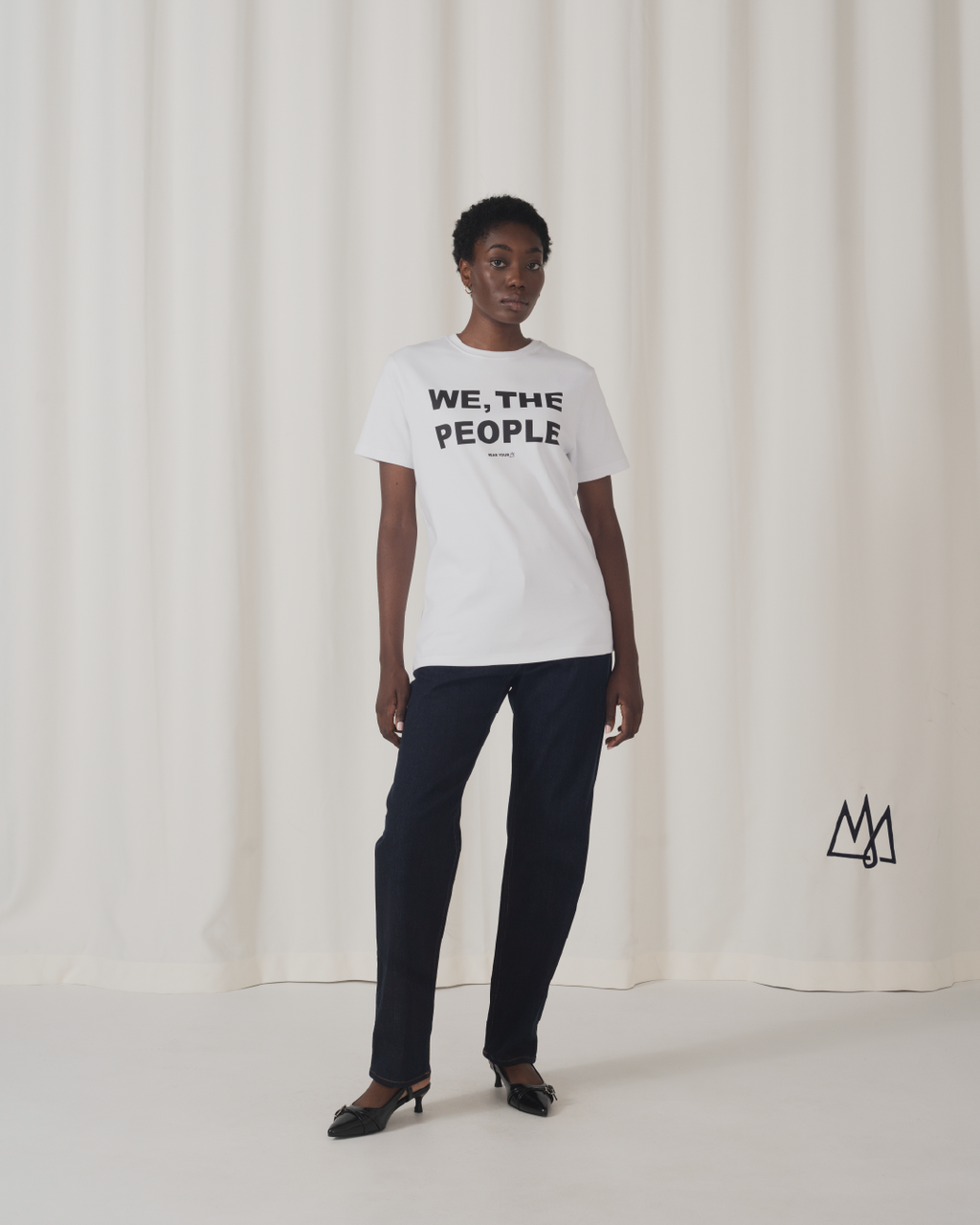 WE THE PEOPLE T-SHIRT, WHITE