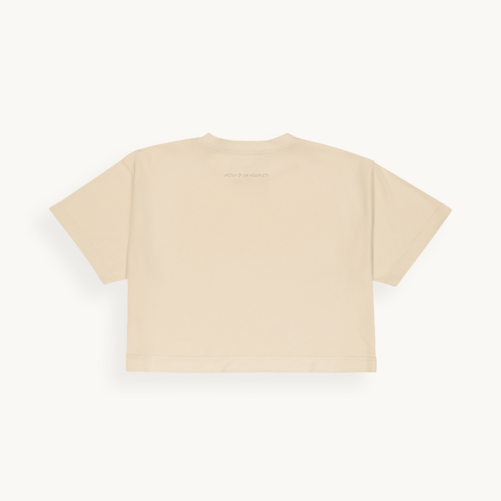 WE THE PEOPLE | CROPPED OATMEAL T-SHIRT