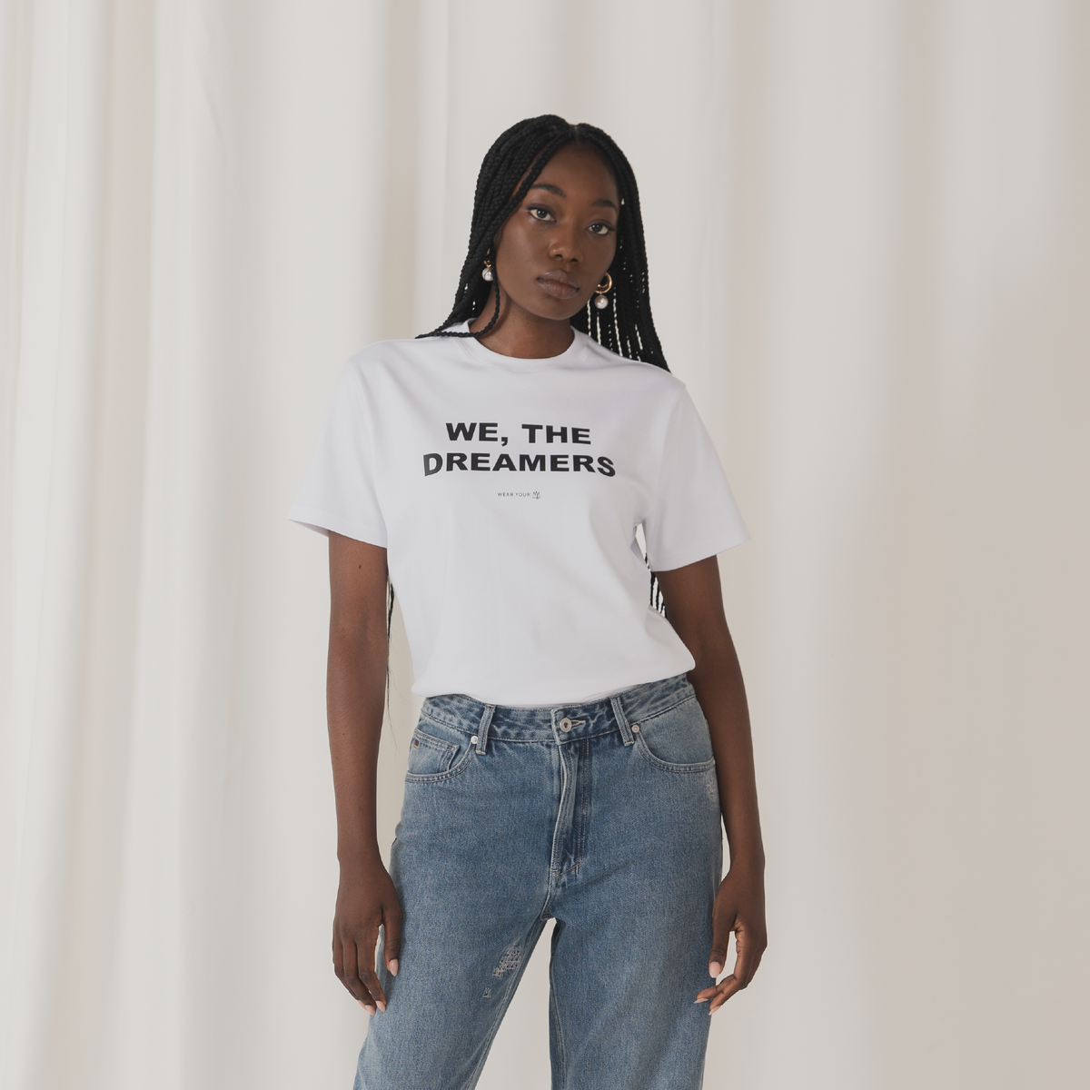 WE, THE DREAMERS WHITE T-SHIRT