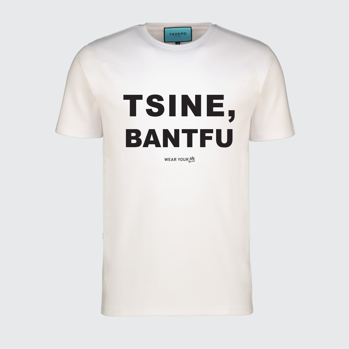 TSINE, BANTFU T-SHIRT, WHITE