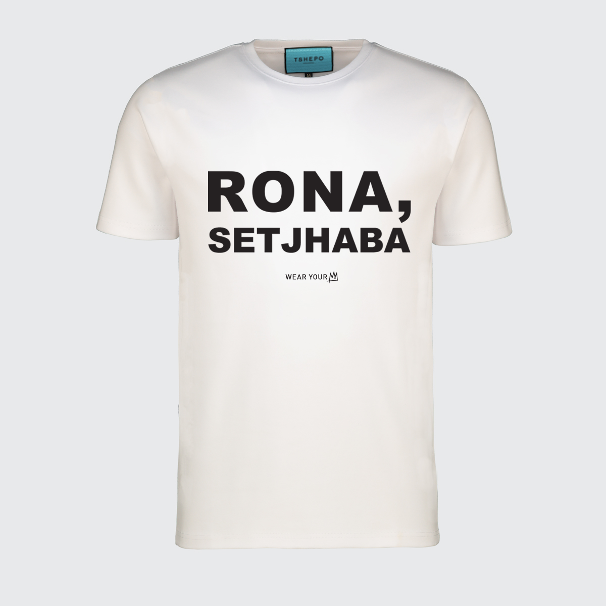 RONA,  SETJHABA T-SHIRT, WHITE