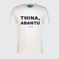 THINA,  ABANTU T-SHIRT, WHITE