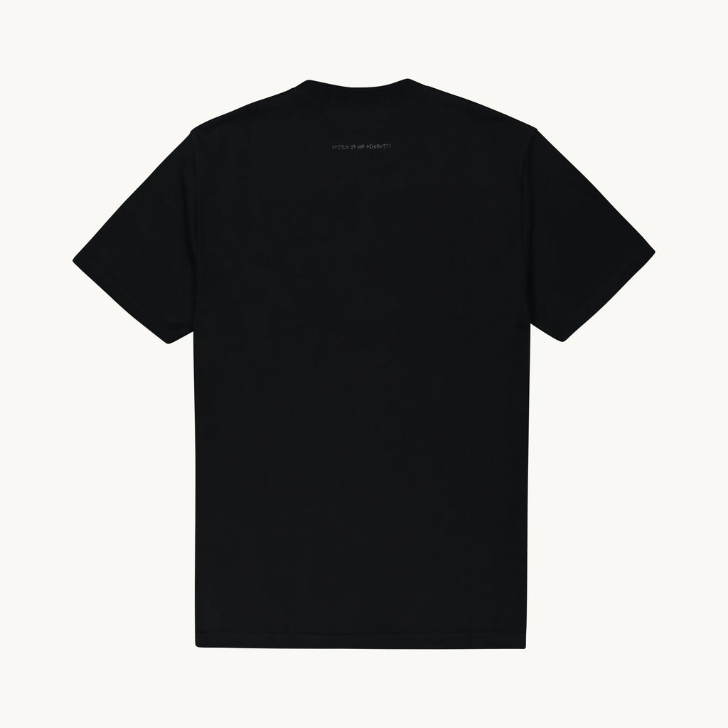 TSHEPO WE, THE PEOPLE T-SHIRT, DOUBLE BLACK