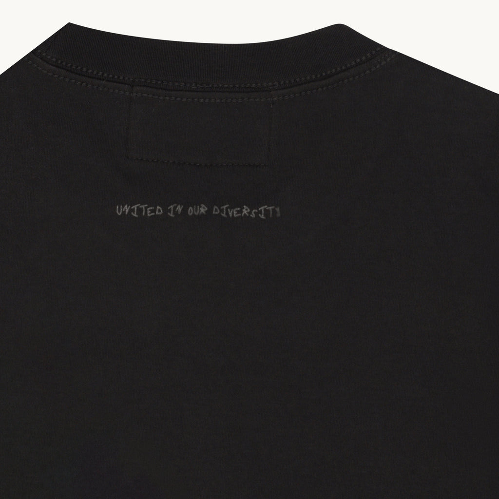 TSHEPO WE, THE PEOPLE T-SHIRT, DOUBLE BLACK