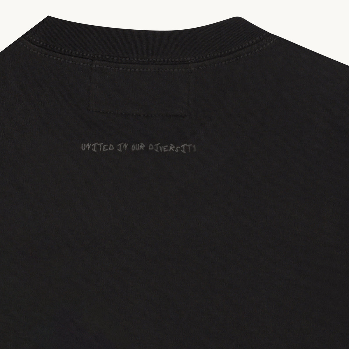 TSHEPO WE, THE PEOPLE T-SHIRT, DOUBLE BLACK
